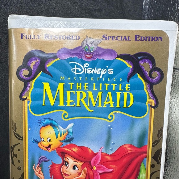 The Little Mermaid VHS Fully Restored Special‎ Edition Masterpiece Collect 1998 - Picture 12 of 13